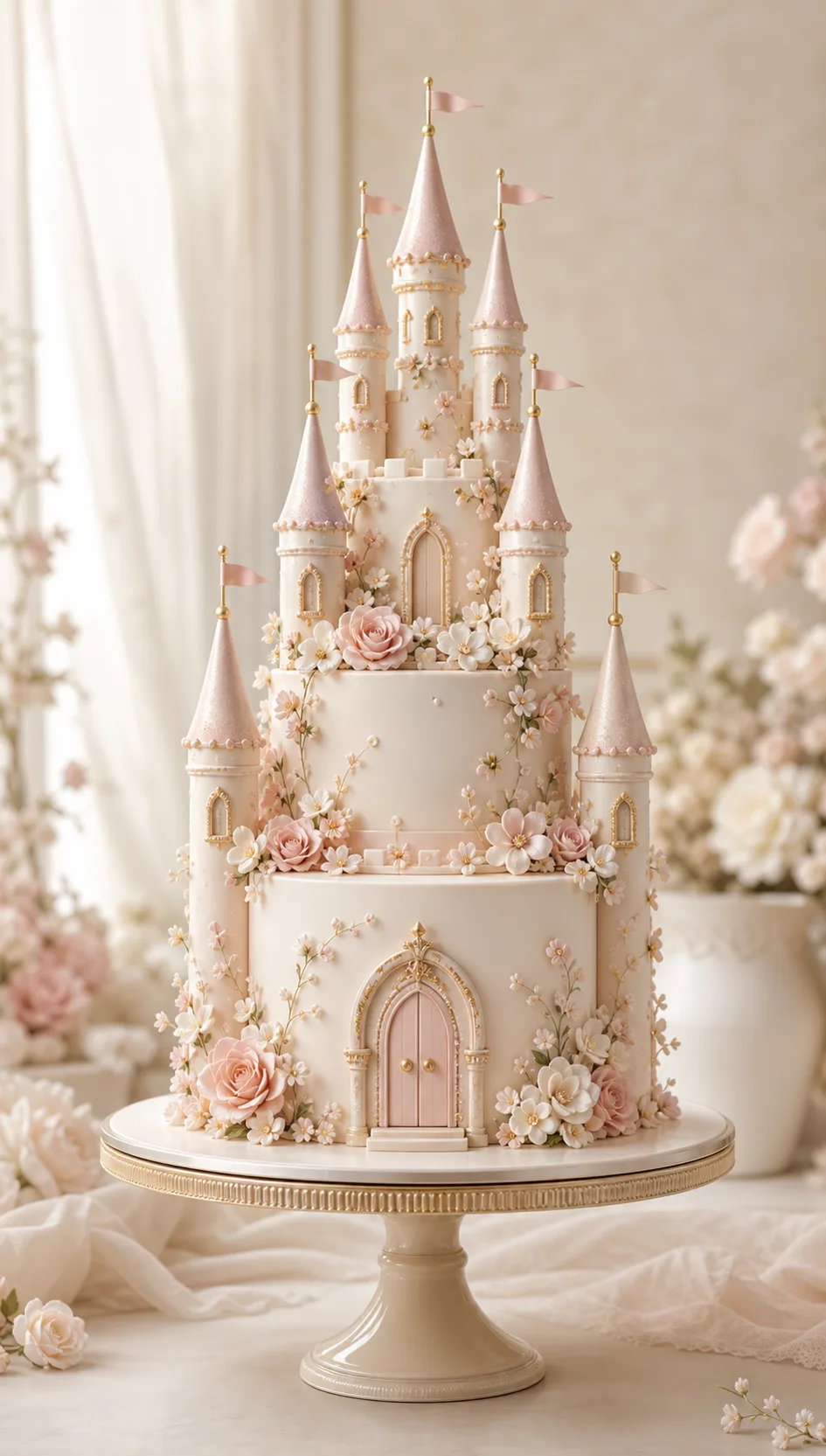 Bolo castelo de princesa